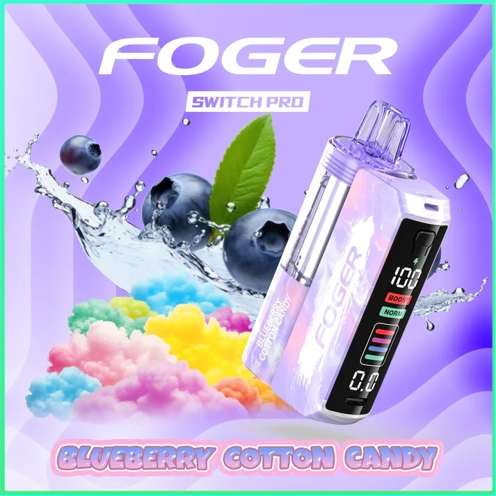 BLUEBERRY-COTTON-CANDY Blueberry Cotton Candy – Foger Switch Pro Kit | 30K Puffs