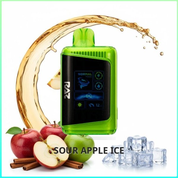 DC25000_Sour_Apple_Ice Raz DC25000 - Sour apple ice