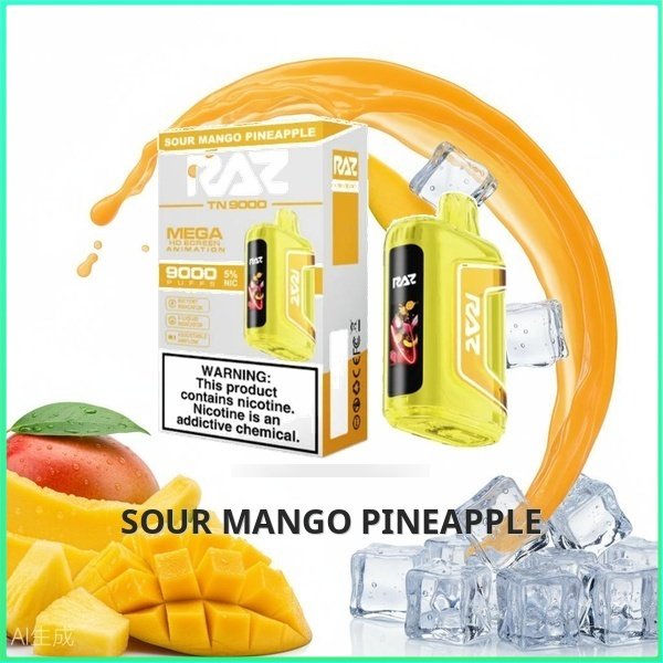 Raz TN9000 - Sour Mango Pineapple