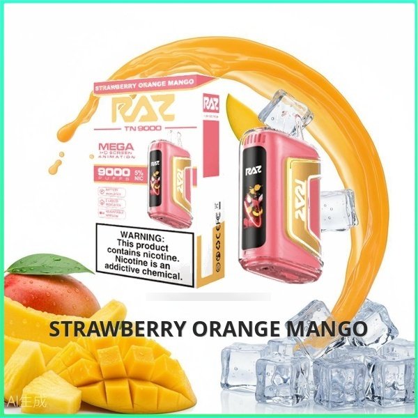 Raz TN9000 - Strawberry Orange Mango