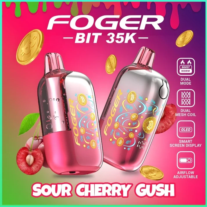 sour-cherry-gush-foger-bit-35k-cover Sour Cherry Gush – Foger Bit 35K Puffs